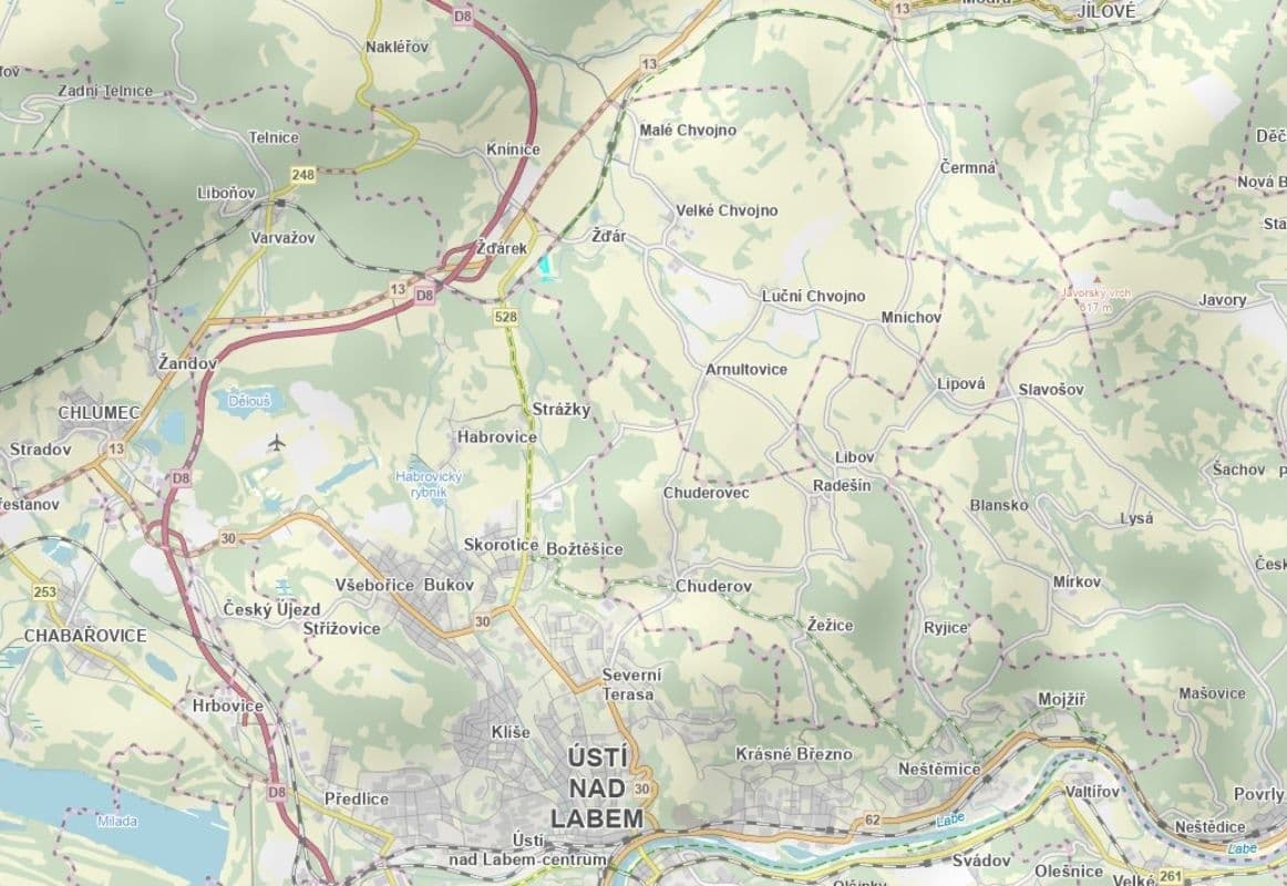 Predaj pozemku 6.869 m², Velké Chvojno, Ústecký kraj Predaj pozemku 6.869 m², Velké Chvojno, Ústecký kraj
