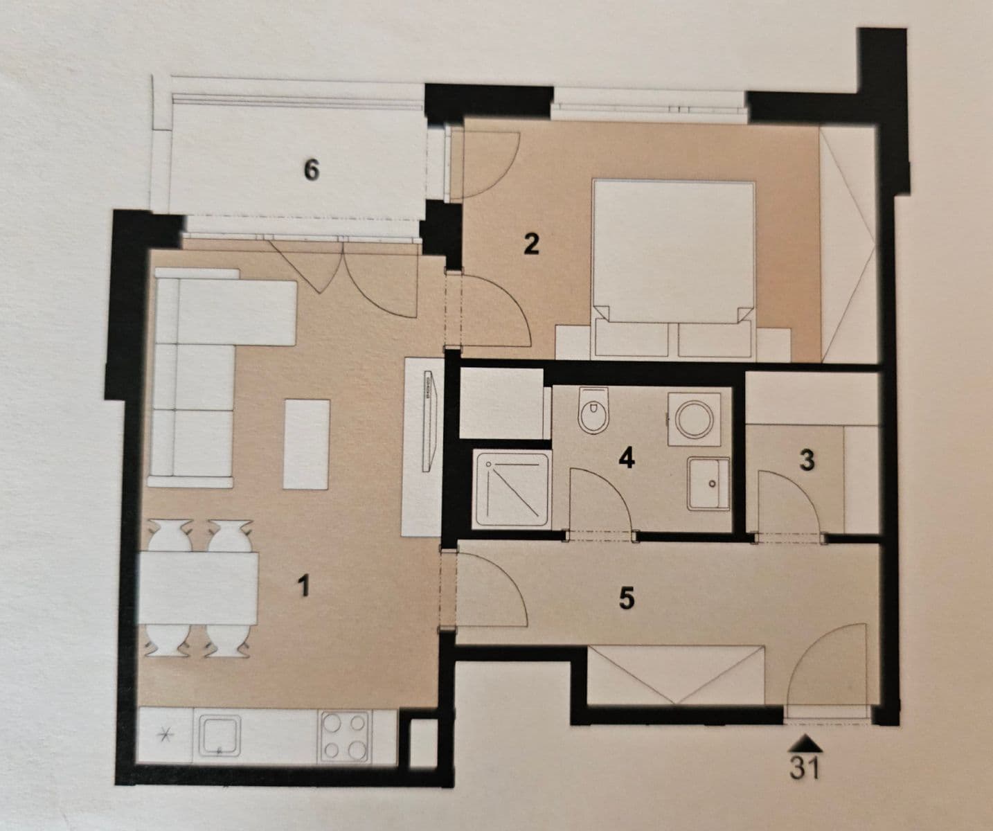 Prenájom bytu 2-izbový 50 m², Poděbradská, Praha, Praha Prenájom bytu 2-izbový 50 m², Poděbradská, Praha, Praha