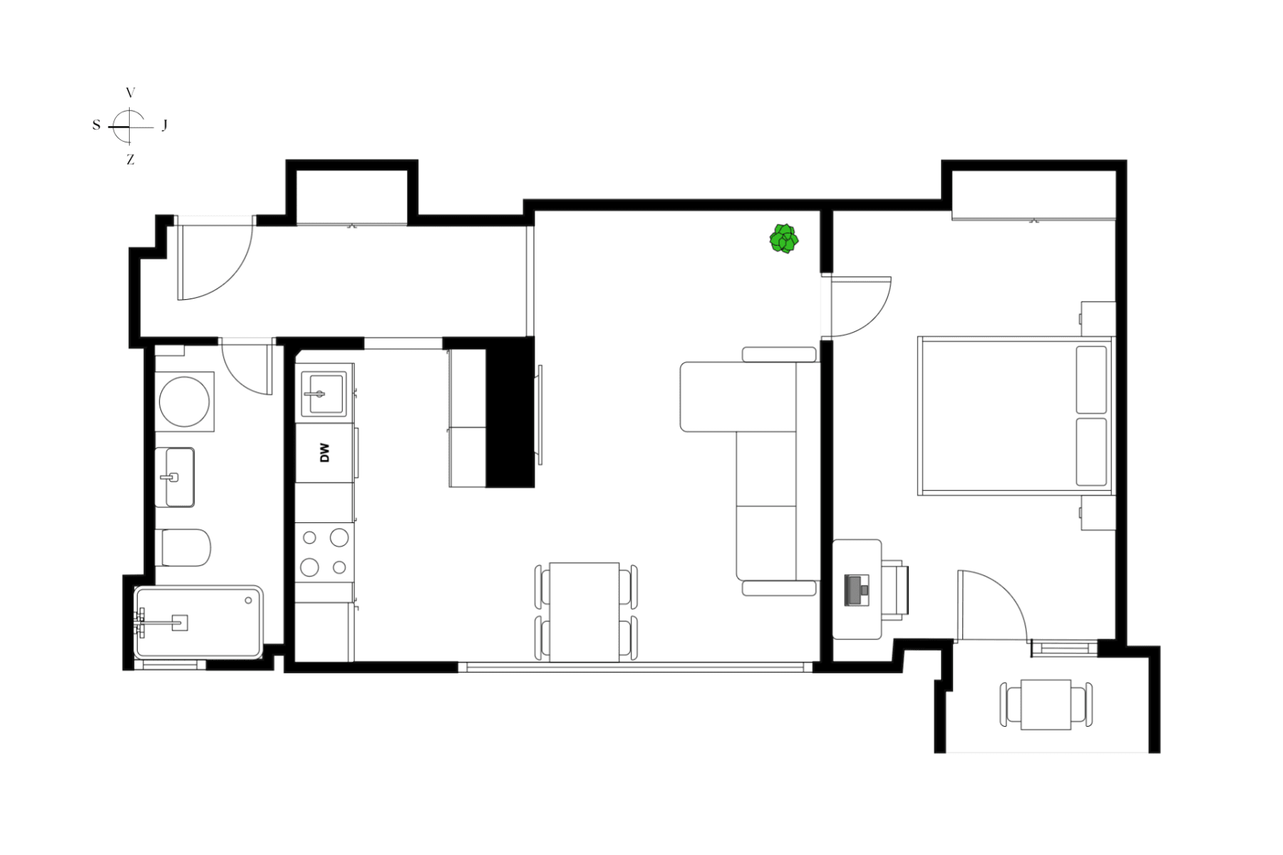 Predaj bytu 2-izbový 50 m², U Městských domů, Praha, Praha Predaj bytu 2-izbový 50 m², U Městských domů, Praha, Praha