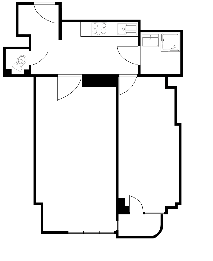 Prenájom bytu 2-izbový 51 m², Dělnická, Praha, Praha Prenájom bytu 2-izbový 51 m², Dělnická, Praha, Praha