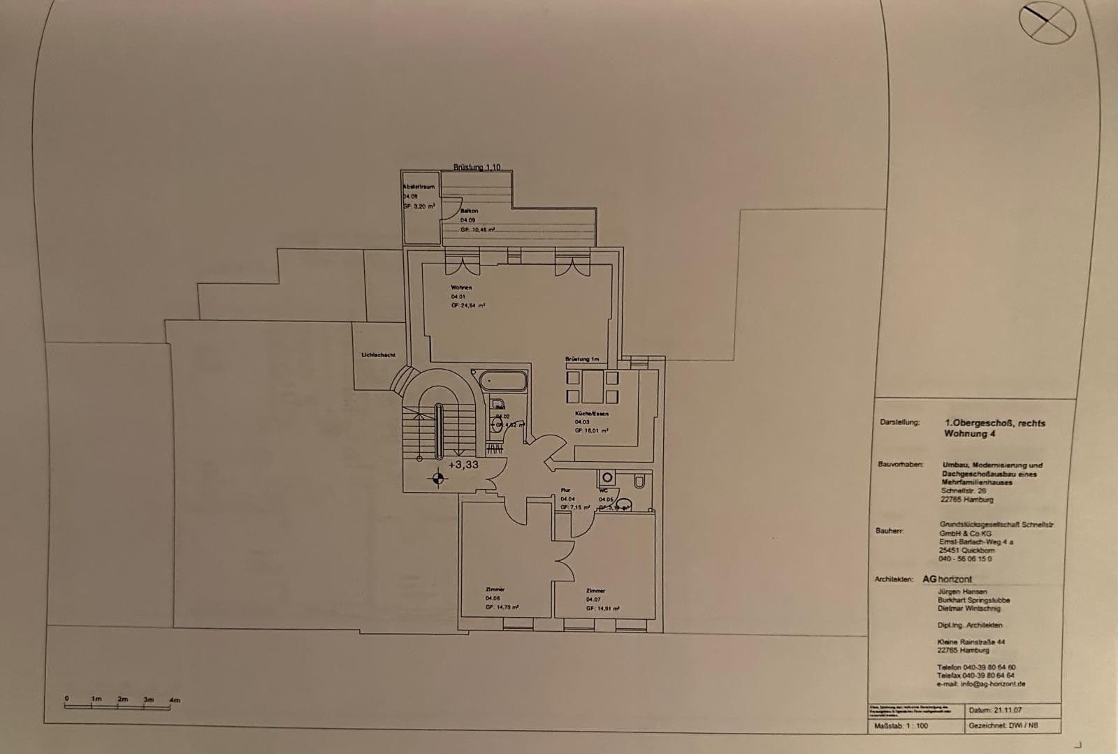 Predaj bytu 3-izbový 90 m², Schnellstr. 26, Hamburg, Hamburg Predaj bytu 3-izbový 90 m², Schnellstr. 26, Hamburg, Hamburg
