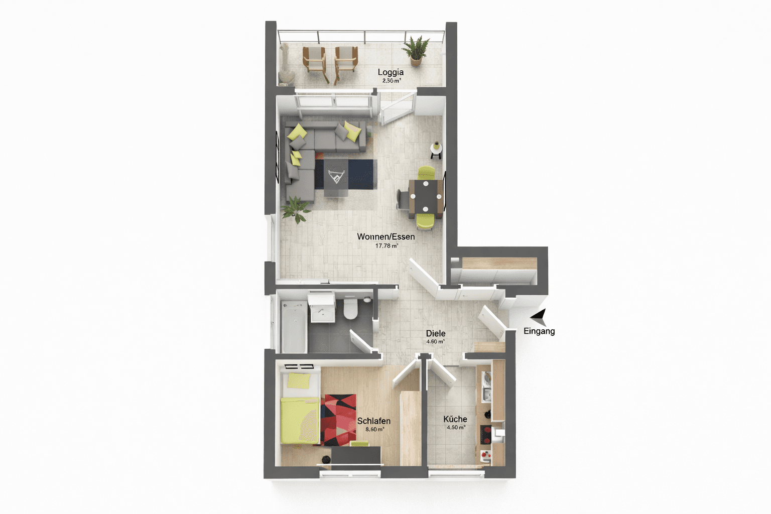 Predaj bytu 2-izbový 42 m², Frank-Wedekind-Straße 00, Wiesbaden, Hesensko Predaj bytu 2-izbový 42 m², Frank-Wedekind-Straße 00, Wiesbaden, Hesensko