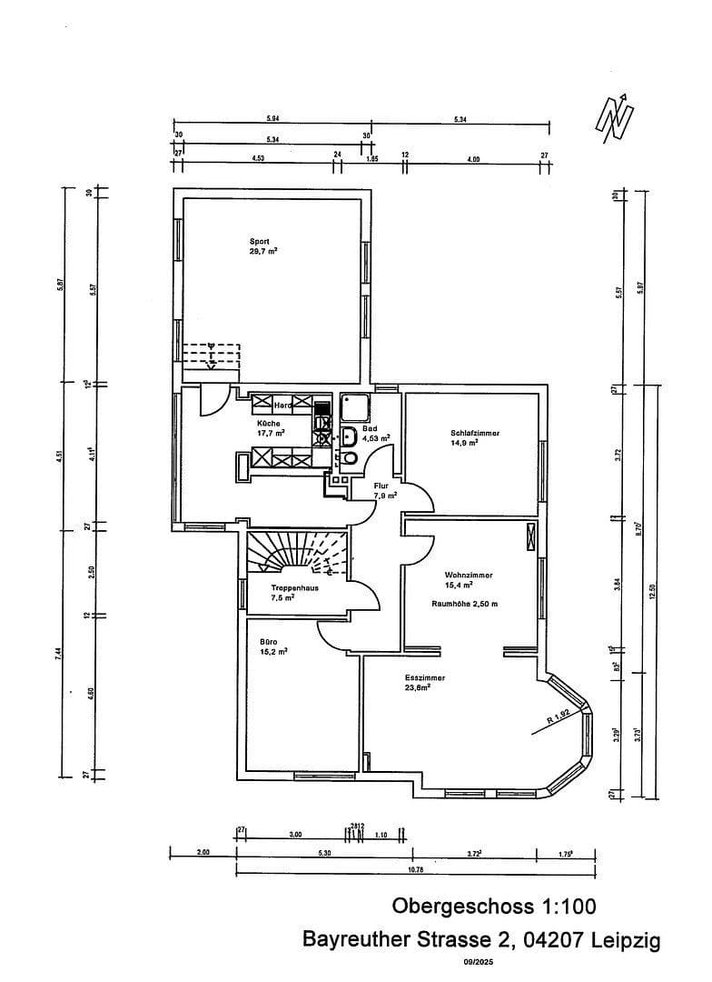 Predaj domu 516 m², pozemek 754 m², Leipzig, Sasko Predaj domu 516 m², pozemek 754 m², Leipzig, Sasko