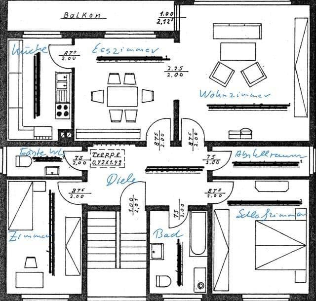 Prenájom bytu 4-izbový 119 m², Moselstraße 9, Nentershausen, Porýnie-Falcko Prenájom bytu 4-izbový 119 m², Moselstraße 9, Nentershausen, Porýnie-Falcko