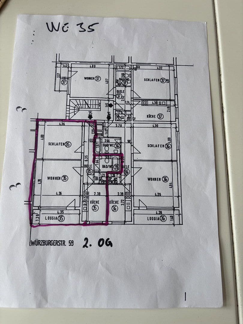 Predaj bytu 2-izbový 62 m², Würzburgerstraße 59, Köln, Severné Porýnie - Westfálsko Predaj bytu 2-izbový 62 m², Würzburgerstraße 59, Köln, Severné Porýnie - Westfálsko