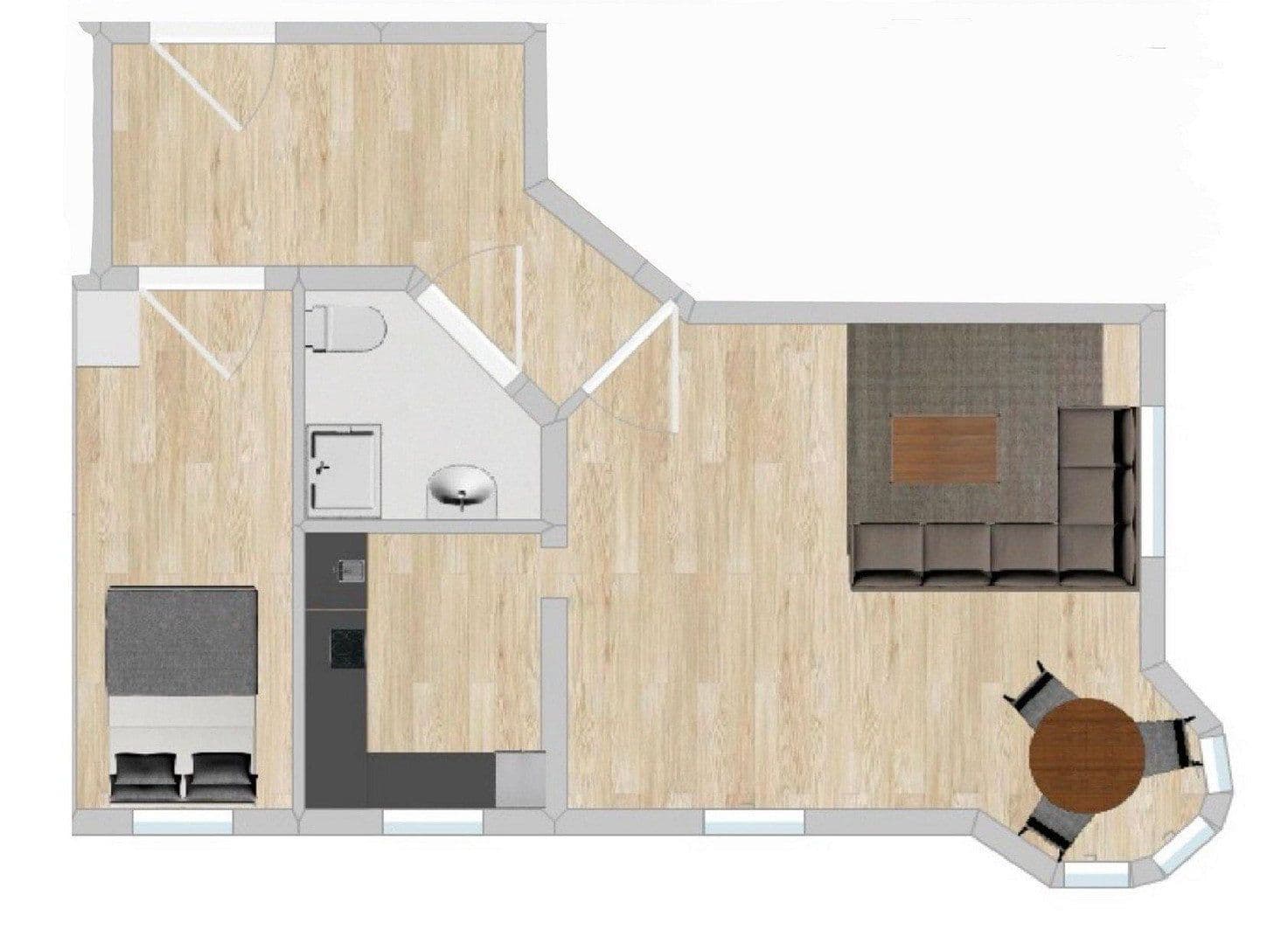 Prenájom bytu 2-izbový 50 m², Haselbrunner Str. 73, Plavno, Sasko Prenájom bytu 2-izbový 50 m², Haselbrunner Str. 73, Plavno, Sasko