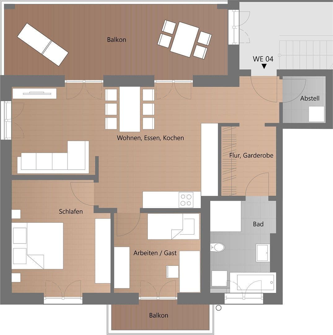 Prenájom bytu 3-izbový 92 m², Neunkirchen-Seelscheid, Severné Porýnie - Westfálsko Prenájom bytu 3-izbový 92 m², Neunkirchen-Seelscheid, Severné Porýnie - Westfálsko