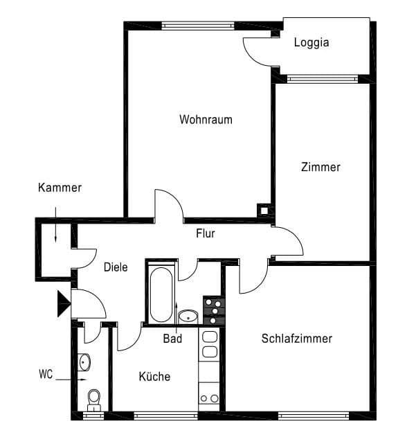 Prenájom bytu 3-izbový 75 m², Preziosastrasse 37, München, Bavorsko Prenájom bytu 3-izbový 75 m², Preziosastrasse 37, München, Bavorsko