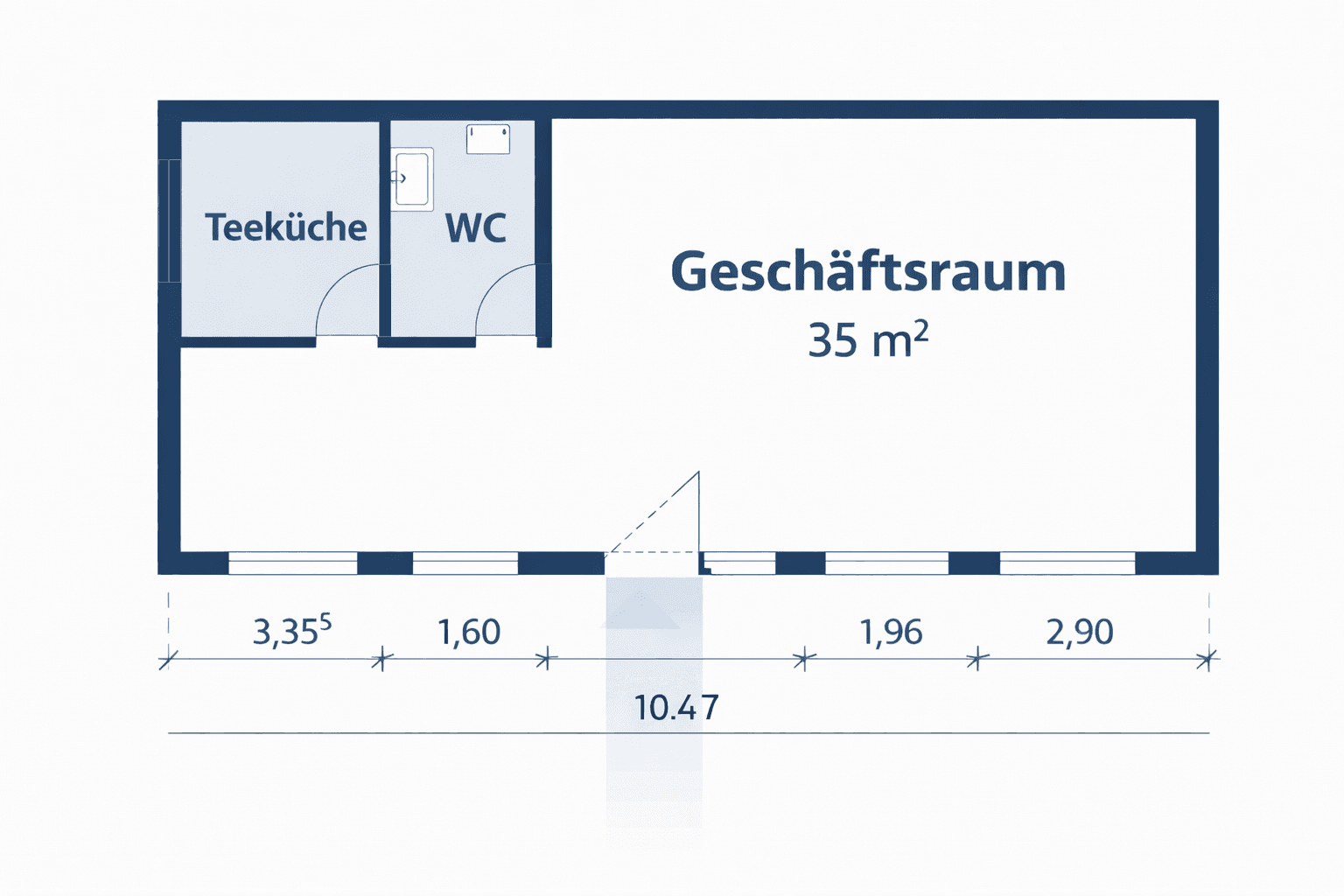 Prenájom kancelárie 35 m², Wangerland, Dolné Sasko Prenájom kancelárie 35 m², Wangerland, Dolné Sasko