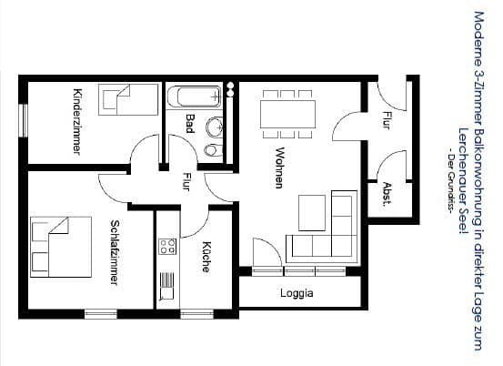 Predaj bytu 3-izbový 73 m², Franz-Fackler-Str. 6, München, Bavorsko Predaj bytu 3-izbový 73 m², Franz-Fackler-Str. 6, München, Bavorsko