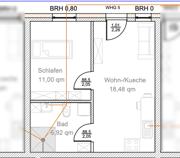 Prenájom bytu 2-izbový 40 m², Diepenau, Dolné Sasko Prenájom bytu 2-izbový 40 m², Diepenau, Dolné Sasko