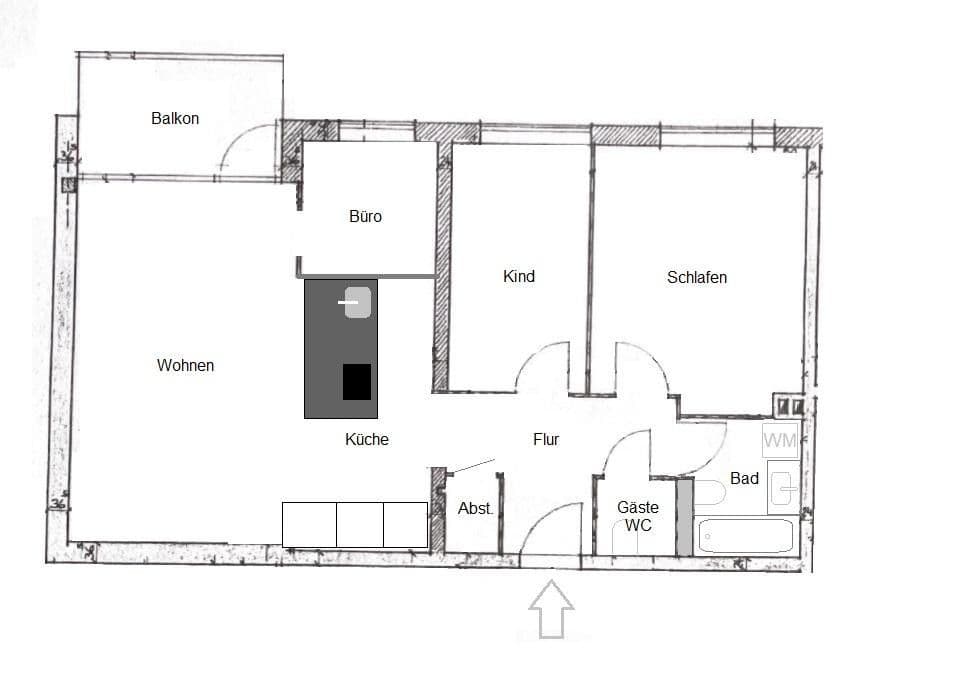 Predaj bytu 3-izbový 77 m², Hamburg, Hamburg Predaj bytu 3-izbový 77 m², Hamburg, Hamburg