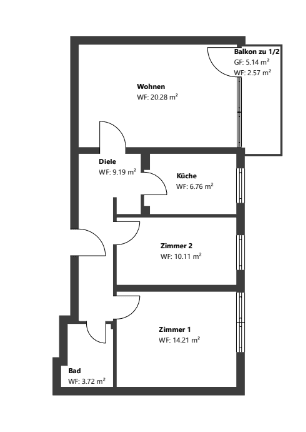 Predaj bytu 3-izbový 67 m², Geigenbergerstr. 9, München, Bavorsko Predaj bytu 3-izbový 67 m², Geigenbergerstr. 9, München, Bavorsko