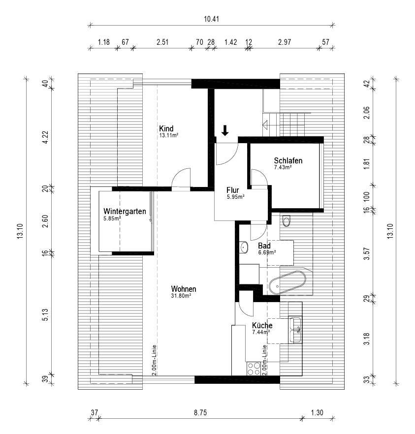 Prenájom bytu 3-izbový 74 m², Röngtenstr. 10, Karlsdorf-Neuthard, Bádensko-Wurttembersko Prenájom bytu 3-izbový 74 m², Röngtenstr. 10, Karlsdorf-Neuthard, Bádensko-Wurttembersko