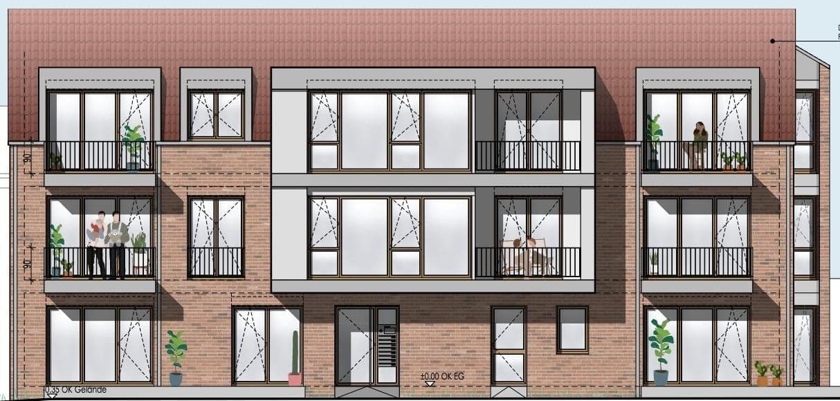 Prenájom bytu 2-izbový 55 m², Hamburger Allee 51, Nauen, Brandenbursko Prenájom bytu 2-izbový 55 m², Hamburger Allee 51, Nauen, Brandenbursko