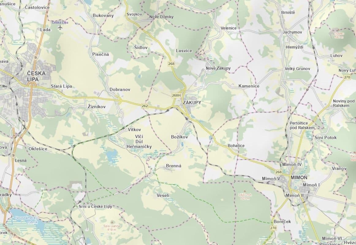 Predaj pozemku 1.326 m², Zákupy, Liberecký kraj Predaj pozemku 1.326 m², Zákupy, Liberecký kraj