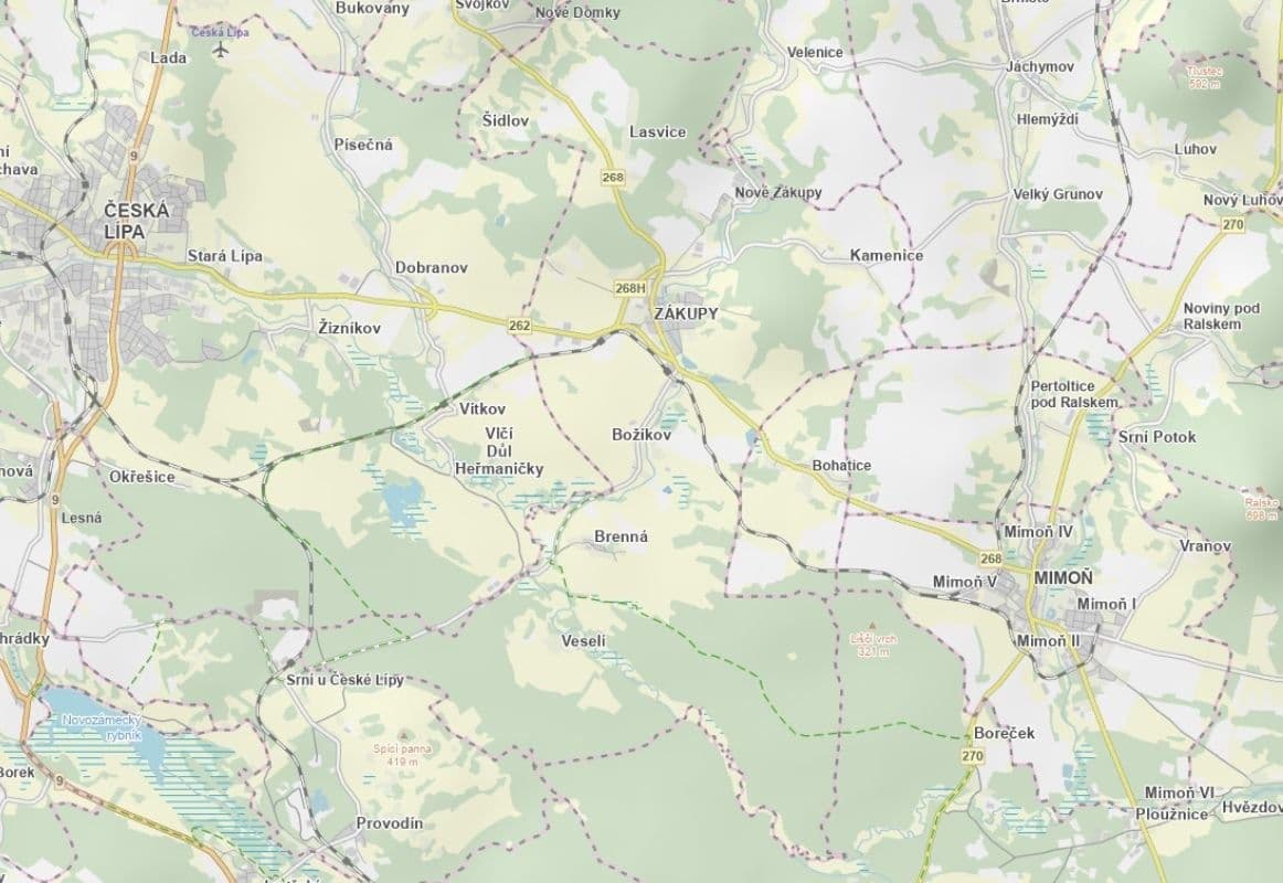 Predaj pozemku 1.072 m², Zákupy, Liberecký kraj Predaj pozemku 1.072 m², Zákupy, Liberecký kraj