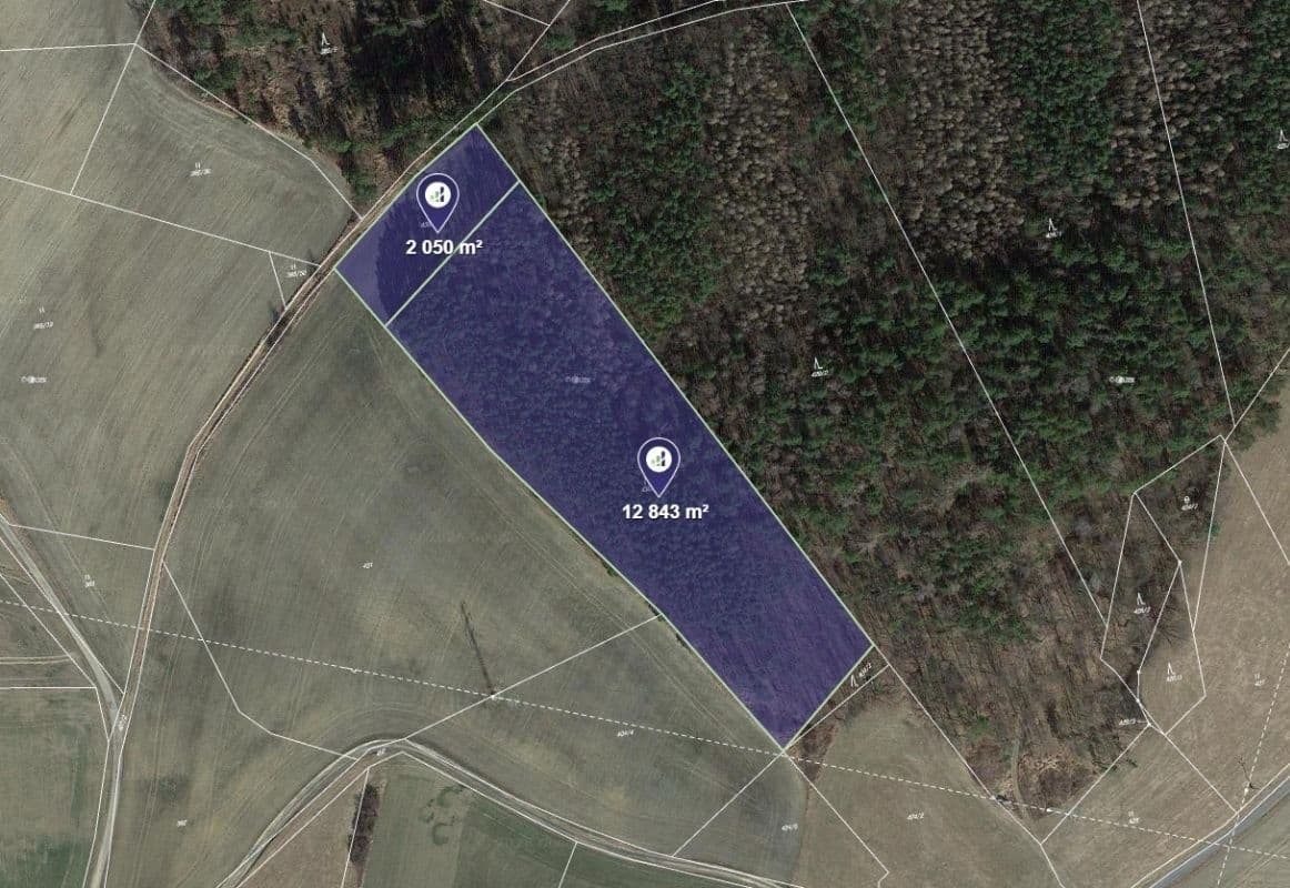 Predaj pozemku 3.723 m², Nové Dvory, Středočeský kraj Predaj pozemku 3.723 m², Nové Dvory, Středočeský kraj