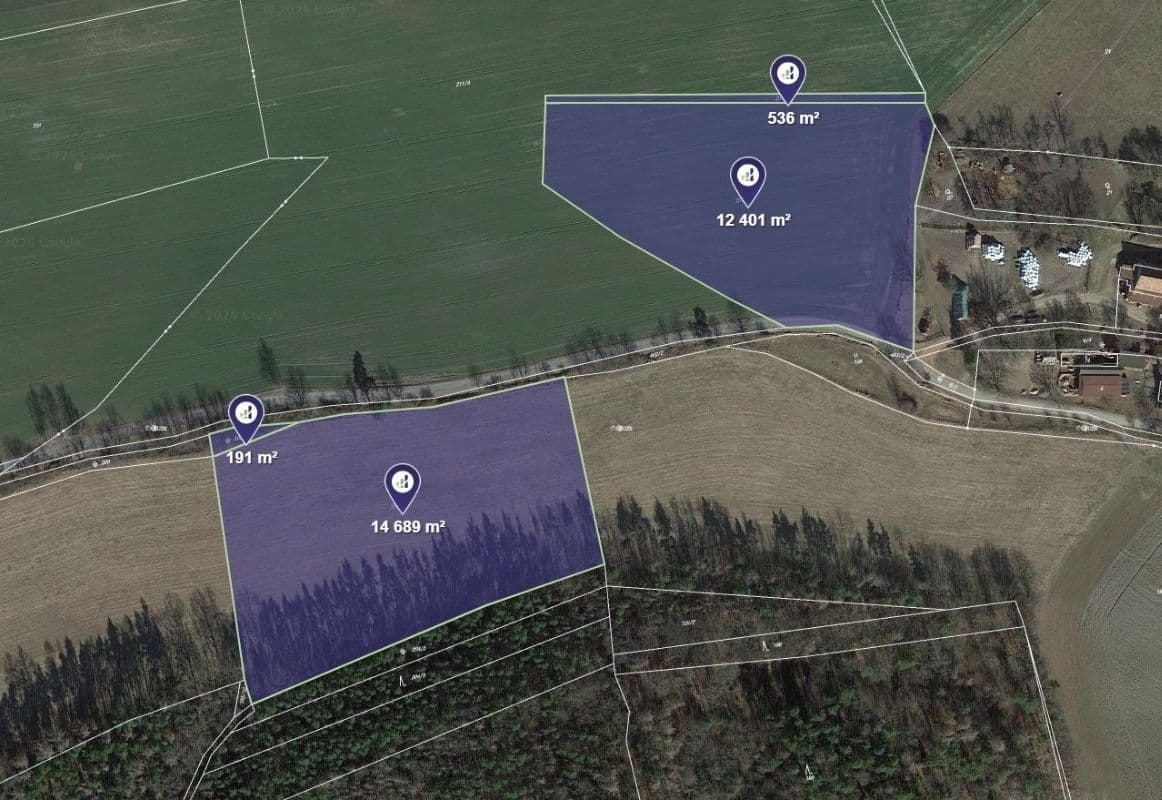 Predaj pozemku 6.954 m², Nové Dvory, Středočeský kraj Predaj pozemku 6.954 m², Nové Dvory, Středočeský kraj