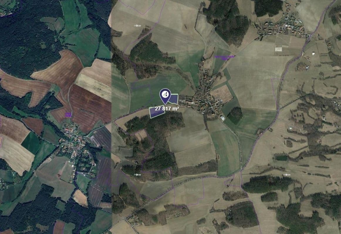 Predaj pozemku 6.954 m², Nové Dvory, Středočeský kraj Predaj pozemku 6.954 m², Nové Dvory, Středočeský kraj