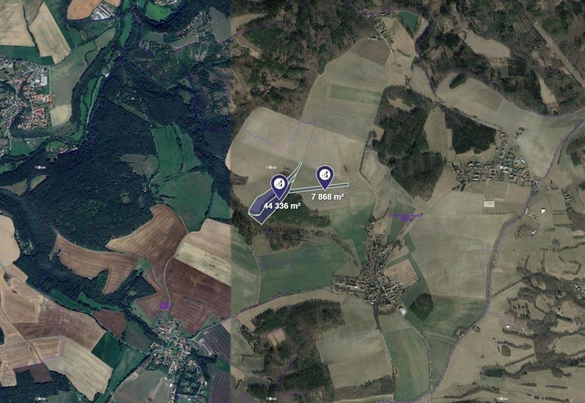 Predaj pozemku 13.051 m², Nové Dvory, Středočeský kraj Predaj pozemku 13.051 m², Nové Dvory, Středočeský kraj