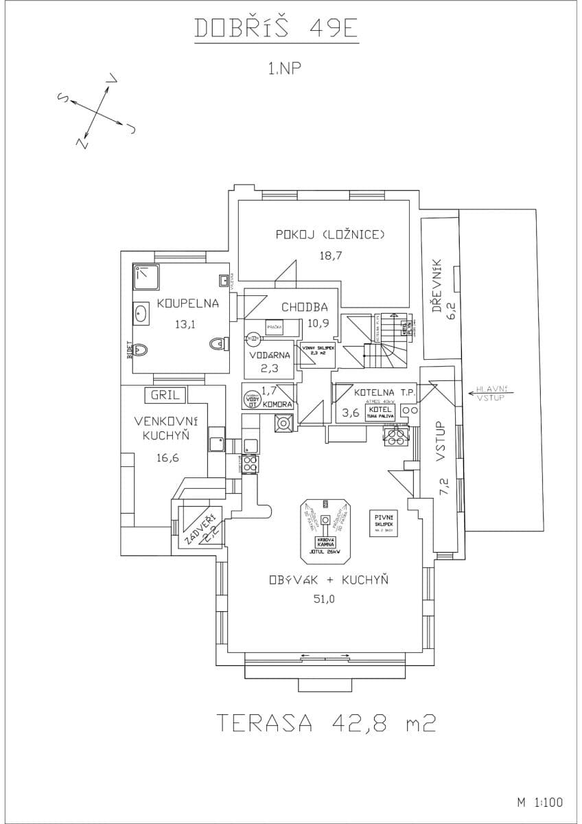Predaj domu 182 m², pozemek 2.144 m², Dobříš, Středočeský kraj Predaj domu 182 m², pozemek 2.144 m², Dobříš, Středočeský kraj
