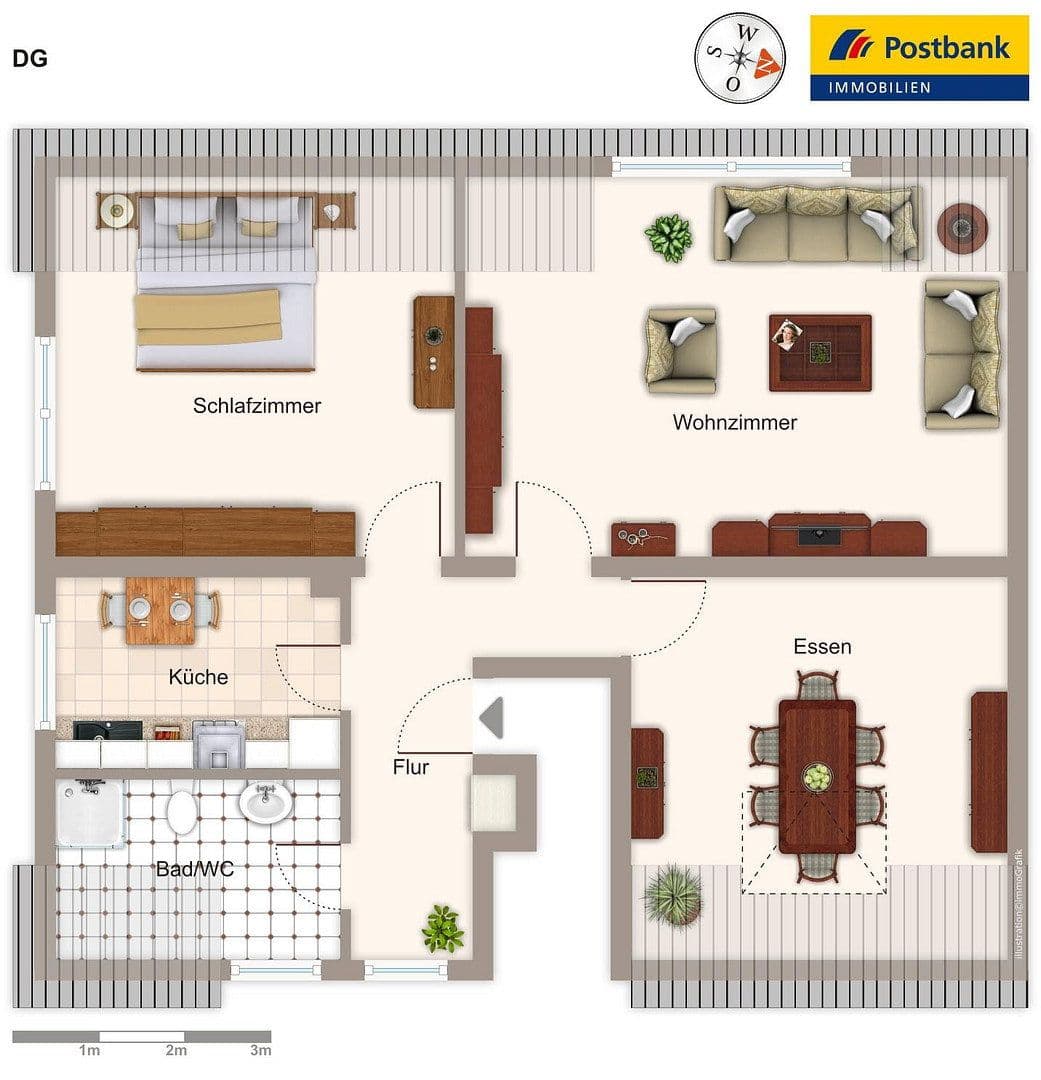 Prenájom bytu 3-izbový 68 m², Kirchhohl 33, Vallendar, Porýnie-Falcko Prenájom bytu 3-izbový 68 m², Kirchhohl 33, Vallendar, Porýnie-Falcko