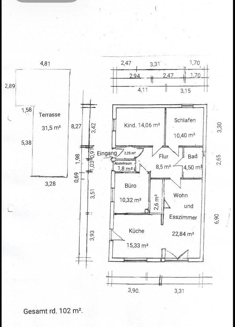 Predaj bytu 4-izbový 102 m², Weyhe, Dolné Sasko Predaj bytu 4-izbový 102 m², Weyhe, Dolné Sasko