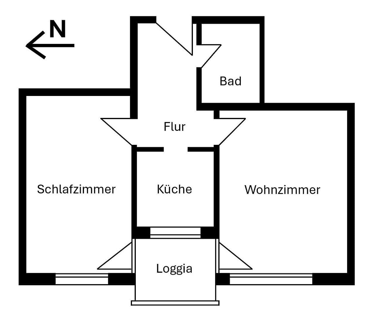 Predaj bytu 2-izbový 55 m², Wietzegraben 74b, Hannover, Dolné Sasko Predaj bytu 2-izbový 55 m², Wietzegraben 74b, Hannover, Dolné Sasko