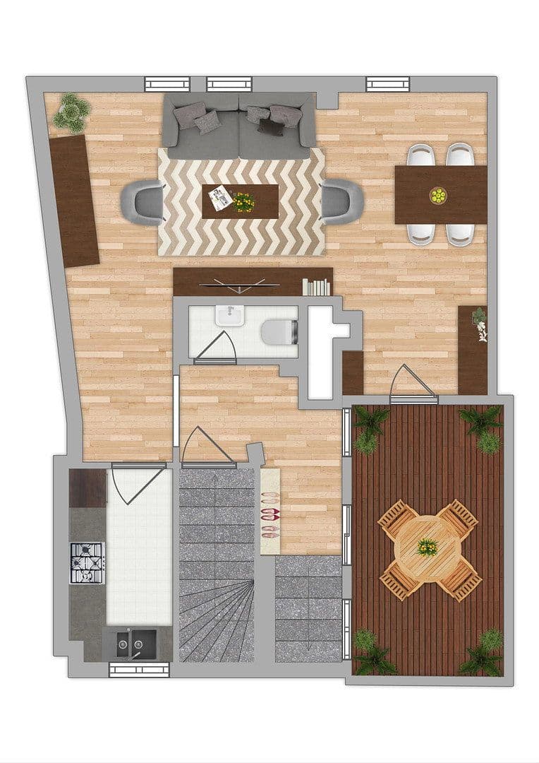 Prenájom bytu 3-izbový 97 m², Rathhausstraße 7, Hofheim am Taunus, Hesensko Prenájom bytu 3-izbový 97 m², Rathhausstraße 7, Hofheim am Taunus, Hesensko