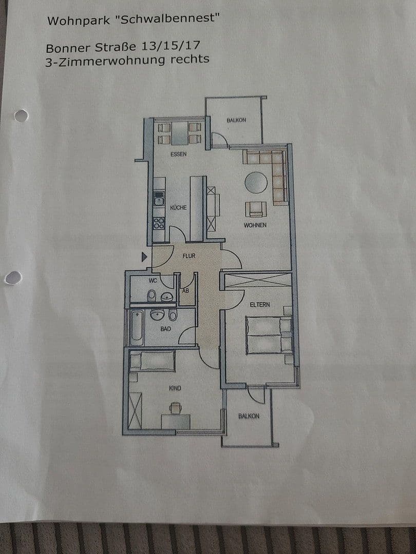 Predaj bytu 3-izbový 86 m², Würzburg, Bavorsko Predaj bytu 3-izbový 86 m², Würzburg, Bavorsko