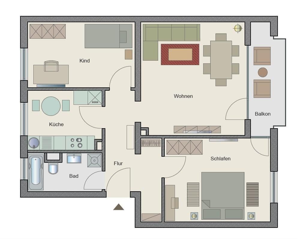 Predaj bytu 3-izbový 72 m², Darmstadt, Hesensko Predaj bytu 3-izbový 72 m², Darmstadt, Hesensko