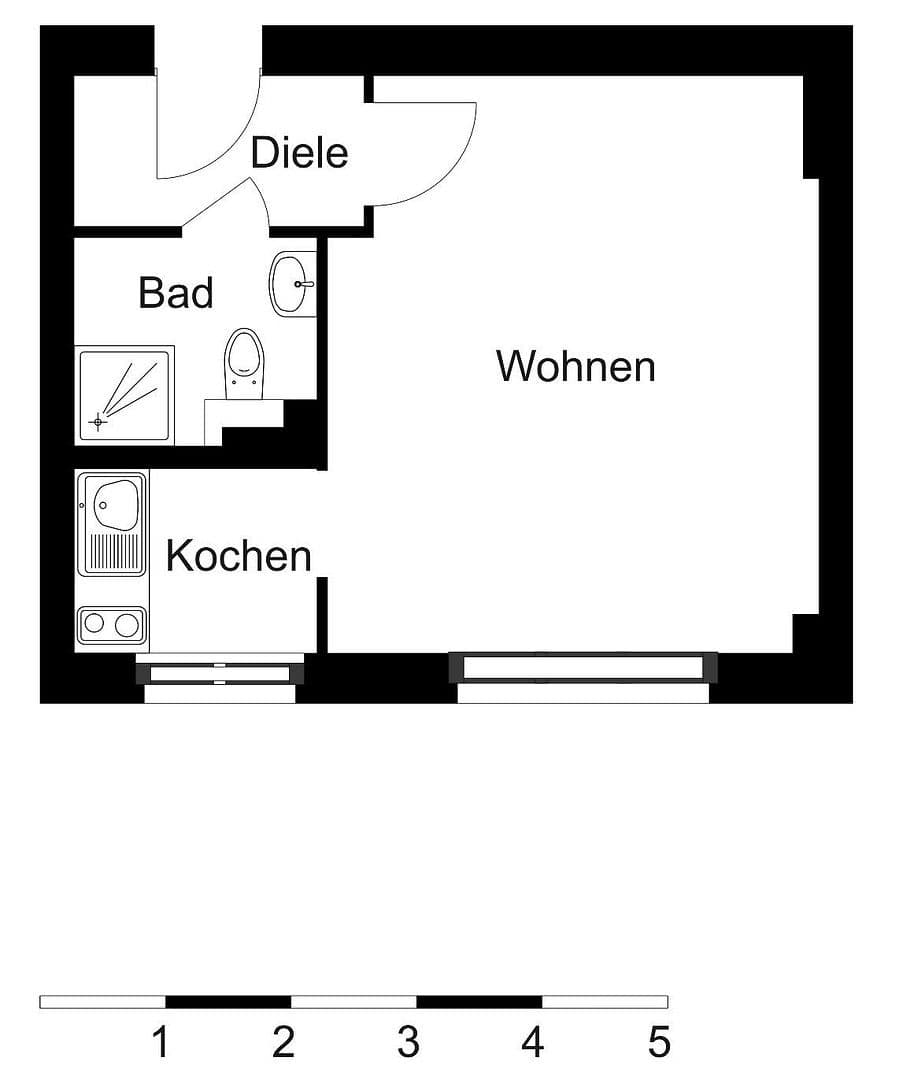 Predaj bytu 1-izbový 27 m², Großbeerenstraße 45, Berlin, Berlín Predaj bytu 1-izbový 27 m², Großbeerenstraße 45, Berlin, Berlín