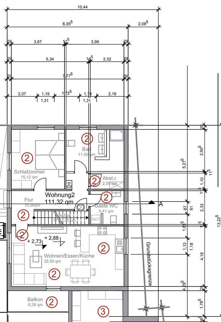 Prenájom bytu 4-izbový 110 m², Dorfbrunnenstr. 32, Wörth am Rhein, Porýnie-Falcko Prenájom bytu 4-izbový 110 m², Dorfbrunnenstr. 32, Wörth am Rhein, Porýnie-Falcko