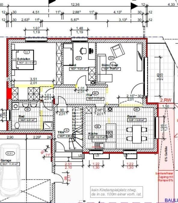 Prenájom bytu 3-izbový 108 m², Rottenburg am Neckar, Bádensko-Wurttembersko Prenájom bytu 3-izbový 108 m², Rottenburg am Neckar, Bádensko-Wurttembersko