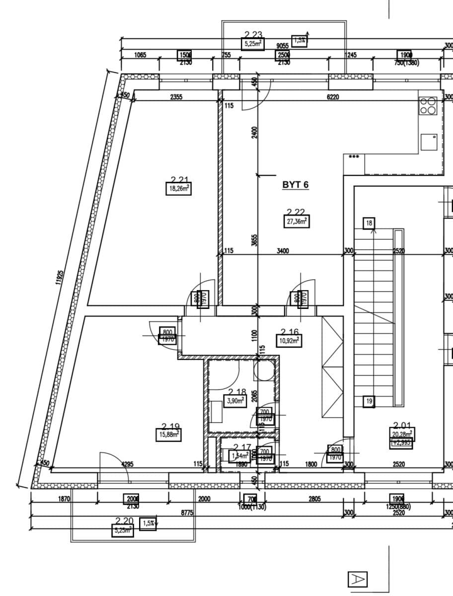 Prenájom bytu 3-izbový 90 m², Jihlavská, Troubsko, Jihomoravský kraj Prenájom bytu 3-izbový 90 m², Jihlavská, Troubsko, Jihomoravský kraj