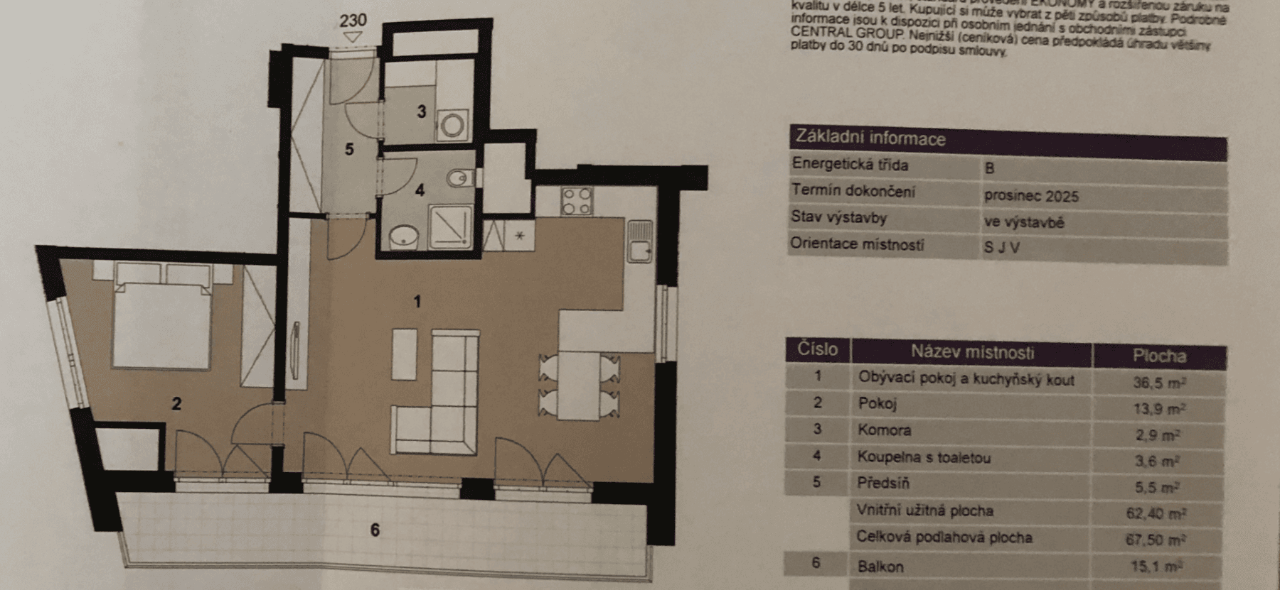 Prenájom bytu 2-izbový 63 m², Pod Harfou, Praha, Praha Prenájom bytu 2-izbový 63 m², Pod Harfou, Praha, Praha