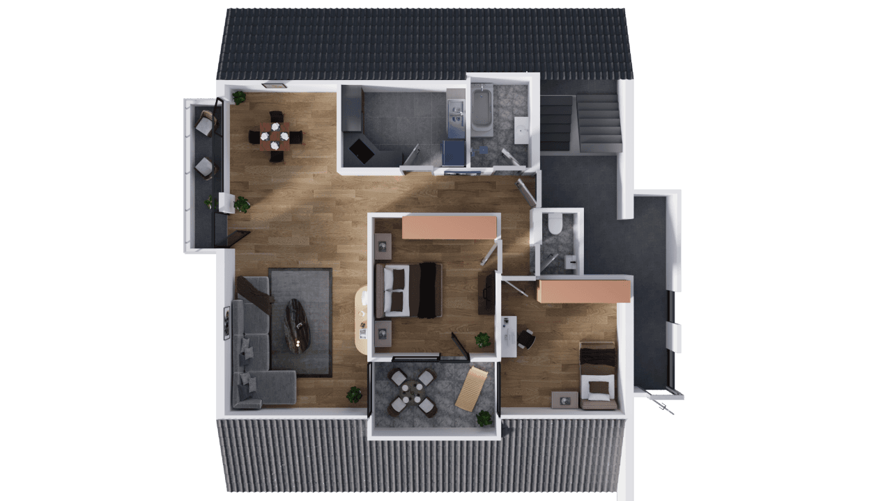Prenájom bytu 3-izbový 79 m², Am Brücklesbach 39, Leutenbach, Bádensko-Wurttembersko Prenájom bytu 3-izbový 79 m², Am Brücklesbach 39, Leutenbach, Bádensko-Wurttembersko
