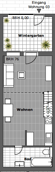 Prenájom bytu 2-izbový 61 m², Köln, Severné Porýnie - Westfálsko Prenájom bytu 2-izbový 61 m², Köln, Severné Porýnie - Westfálsko