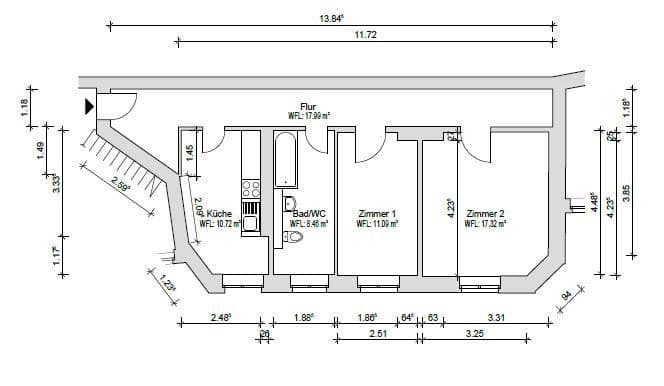 Predaj bytu 2-izbový 66 m², Chausseestr. 9, Berlin, Berlín Predaj bytu 2-izbový 66 m², Chausseestr. 9, Berlin, Berlín