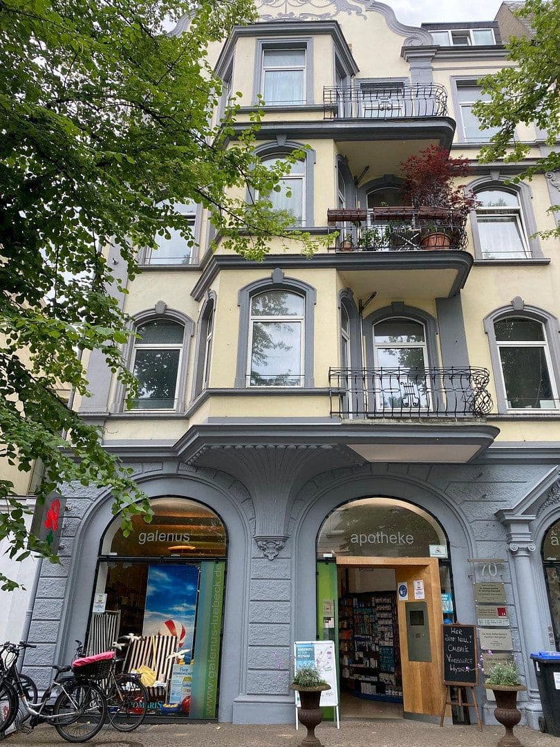 Prenájom bytu 2-izbový 77 m², Lübeck, Šlezvicko-Holštajnsko Prenájom bytu 2-izbový 77 m², Lübeck, Šlezvicko-Holštajnsko