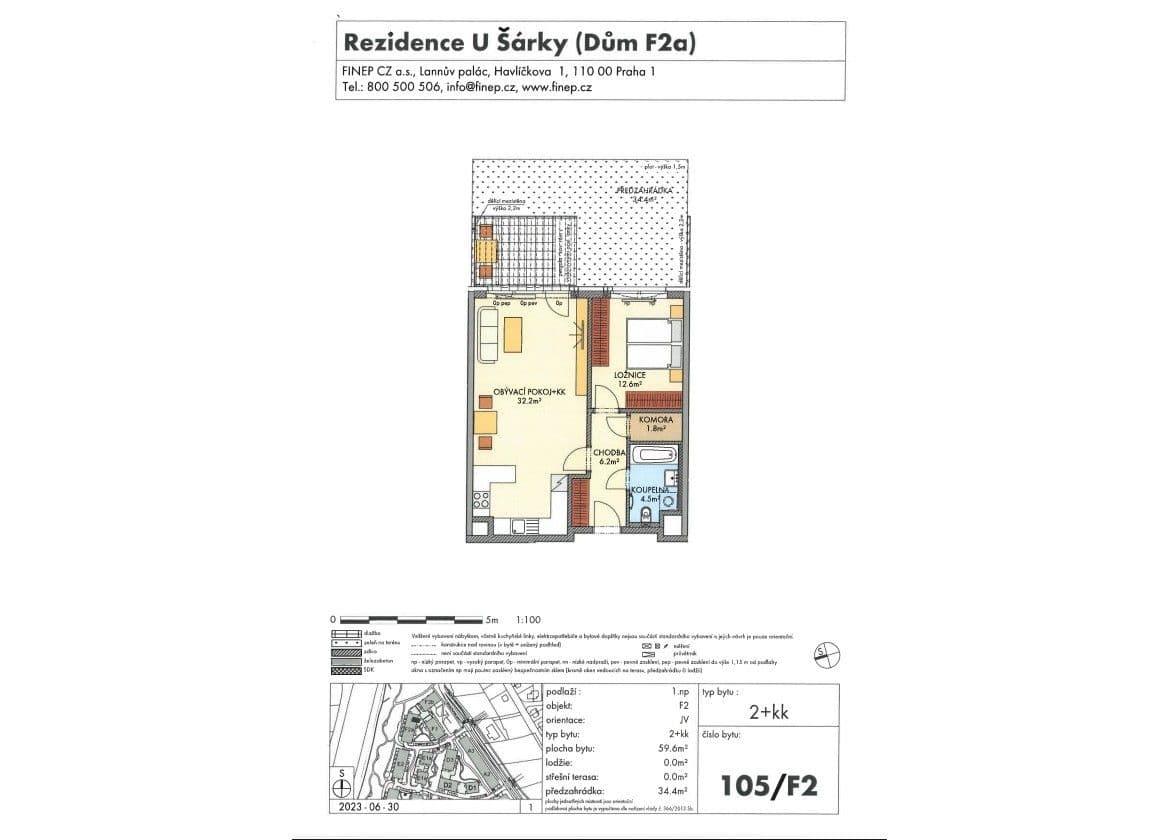 Predaj bytu 2-izbový 60 m², Drnovská, Praha, Praha Predaj bytu 2-izbový 60 m², Drnovská, Praha, Praha