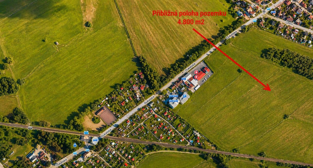 Predaj pozemku 4.800 m², Dukelská, Třeboň, Jihočeský kraj Predaj pozemku 4.800 m², Dukelská, Třeboň, Jihočeský kraj