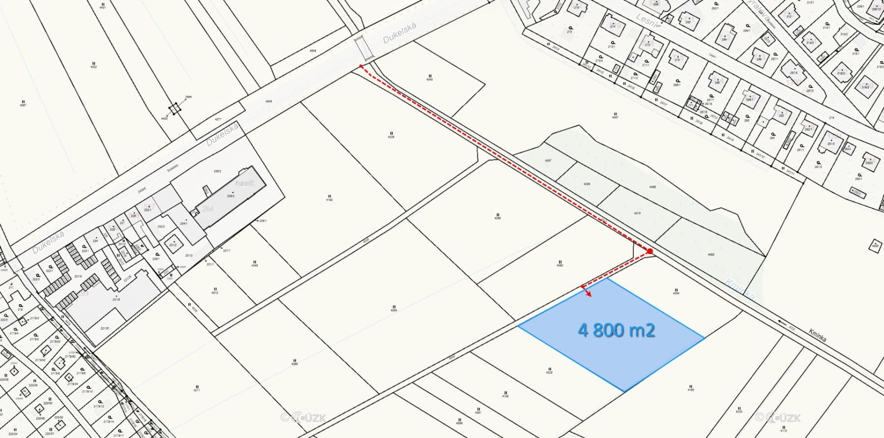Predaj pozemku 4.800 m², Dukelská, Třeboň, Jihočeský kraj Predaj pozemku 4.800 m², Dukelská, Třeboň, Jihočeský kraj