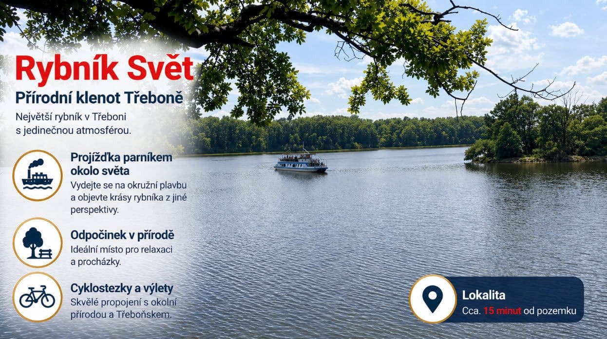 Predaj pozemku 4.800 m², Dukelská, Třeboň, Jihočeský kraj Predaj pozemku 4.800 m², Dukelská, Třeboň, Jihočeský kraj