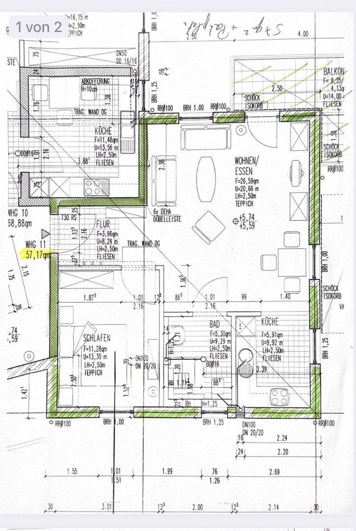 Prenájom bytu 2-izbový 58 m², Friedrich-Hartung-Str. 2, Riedstadt, Hesensko Prenájom bytu 2-izbový 58 m², Friedrich-Hartung-Str. 2, Riedstadt, Hesensko