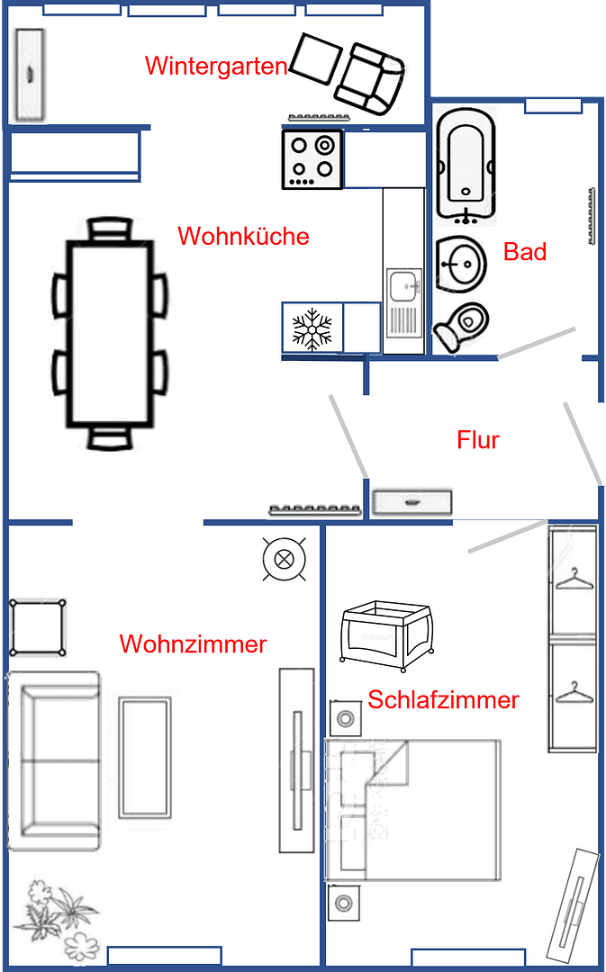 Prenájom bytu 2-izbový 60 m², Hainstraße 78, Wuppertal, Severné Porýnie - Westfálsko Prenájom bytu 2-izbový 60 m², Hainstraße 78, Wuppertal, Severné Porýnie - Westfálsko