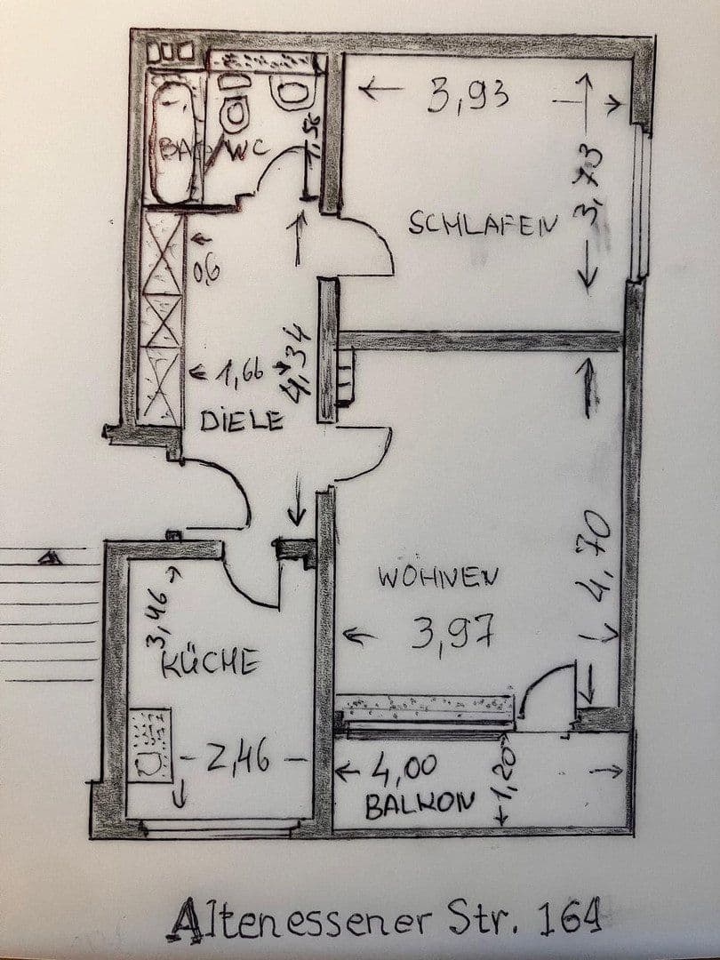 Predaj bytu 2-izbový 55 m², Altenessener Straße 164, Essen, Severné Porýnie - Westfálsko Predaj bytu 2-izbový 55 m², Altenessener Straße 164, Essen, Severné Porýnie - Westfálsko