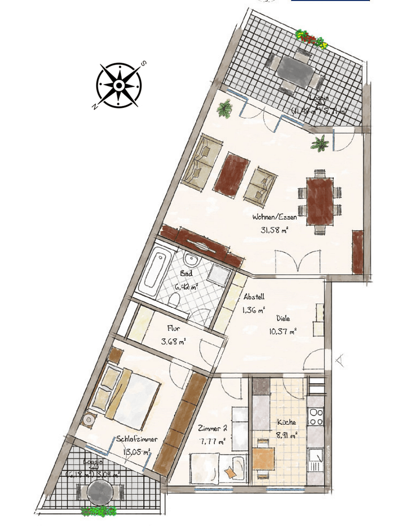 Predaj bytu 3-izbový 93 m², Hamburg, Hamburg Predaj bytu 3-izbový 93 m², Hamburg, Hamburg
