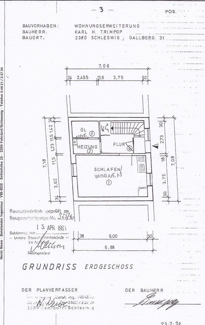 Prenájom bytu 1-izbový 30 m², Galberg 31, Schleswig, Šlezvicko-Holštajnsko Prenájom bytu 1-izbový 30 m², Galberg 31, Schleswig, Šlezvicko-Holštajnsko